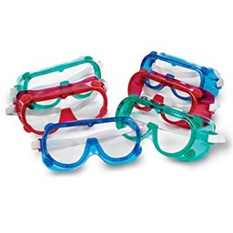 Color Safety Goggles, Set of 6