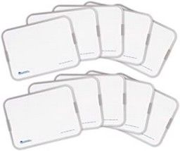 Magnetic Double-Sided Dry-Erase Boards, Set of 10