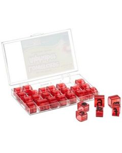 See & Stamp Alphabet Transparent Stamps—Lowercase 5/8"