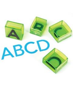 See & Stamp Alphabet Transparent Stamps—Uppercase 5/8"