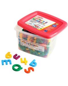 AlphaMagnets® & MathMagnets®—Multicolored (214 pieces)