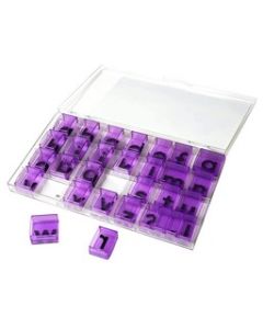 See & Stamp Jumbo Alphabet Transparent Stamps—Lowercase (20 pieces)