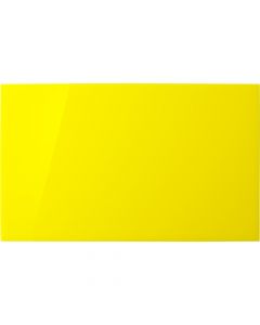 Glowforge Acrylic Proofgrade Material - Yellow 12x20in 35Pk Thick