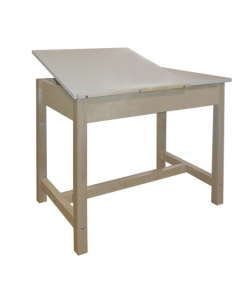 Hann WD-10 Drawing Table 37 Inch Height with No Drawer Split Adjustable Top