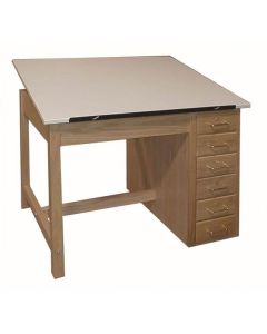 Hann WD-3042/6 Drawing Table with Drawer Storage