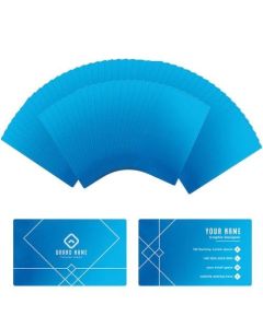 Metal Business Cards (60 pcs)-Blue