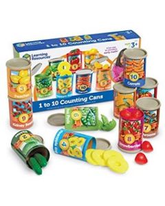 1 to 10 Counting Cans