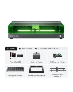 xTool S1 20W Deluxe Bundle - Black