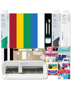 Cricut Joy Xtra Machine with Permanent Smart Vinyl Sampler Packs, Transfer Tape and Tool Set Bundle