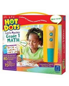 Hot Dots® Let’s Master Grade 1 Math Set with Hot Dots Pen