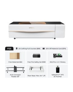 xTool P2S All-in-one Bundle - White