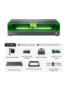 xTool S1 40W Deluxe Bundle - Black