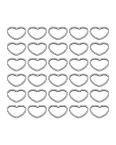 Heart-Shaped Pendant (30pcs)