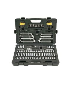 145 Pc 1/4 in & 3/8 in Drive Mechanic's Tool Set