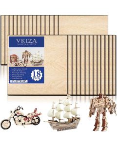 12"x12"x1/8" Basswood Plywood (18pcs)