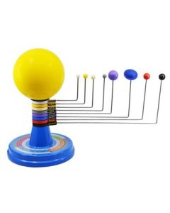 Solar System Model, 13"  - Three Dimensional - Shows Relative Position and Motion of Planets Around the Sun - Includes Experiment Guide - Eisco Labs