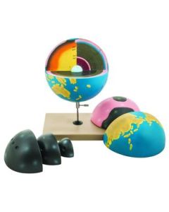 Eisco Labs 7 Piece Globe Model Earth - Cross Sectional