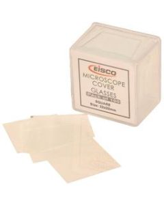 Eisco Labs Microscope Cover Glasses size 22x22mm, Pack of 100