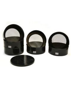 8 Piece Plastic Sieve/ Strainer - Stainless Steel Mesh - Eisco Labs