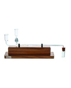 Potometer Ganong's with Glass Stopcock, Wooden Base - Eisco Labs