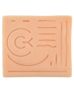 Practice Suture Pad - Premium, Life-Like Plastic Suture Pad with Common Cuts & Lacerations - Designed by Physicians - Eisco Labs