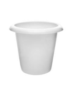 Plant Nursery Pot, 4.5" Tall - Polypropylene - Downward Extended Rim - Drillable Drain Holes - Eisco Labs