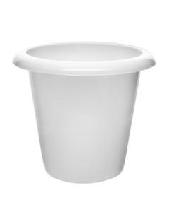 Plant Nursery Pot, 6.25" Tall - Polypropylene - Downward Extended Rim - Drillable Drain Holes - Eisco Labs