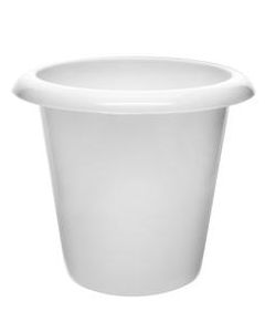 Plant Nursery Pot, 8" Tall - Polypropylene - Downward Extended Rim - Drillable Drain Holes - Eisco Labs