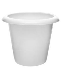 Plant Nursery Pot, 11" Tall - Polypropylene - Downward Extended Rim - Drillable Drain Holes - Eisco Labs