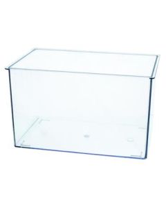 Aquarium Tank, Large - Molded Plastic - 1.75 Gallon Capacity - 10.25" x 6.5" x 6.25" - Eisco Labs