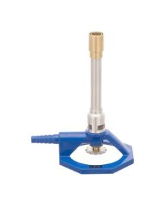 Tirrill Burner, LPG - Air, Flame & Gas Control - Suitable for use with LPG / Butane Gas, High Temperature Flame - Highly Stable Octagonal Base - Eisco Labs