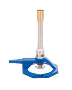 Tirrill Burner, Natural Gas - Air, Flame & Gas Control - Suitable for use with Natural Gas, High Temperature Flame - Highly Stable Octagonal Base - Eisco Labs