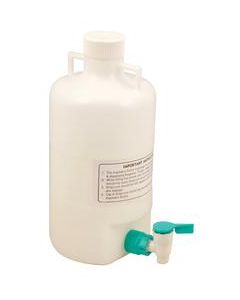 10 Liter Polypropylene Aspirator Bottle with Leak Proof Spigot - Eisco Labs