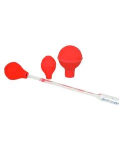 10mL Pipette Bulb - Pear Shaped - Rubber - Eisco Labs