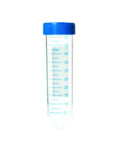 Centrifuge Tube, 50ml - Conical Shape - 2.5ml White Graduations, Non-Erasable Labeling Area - Polypropylene - Eisco Labs