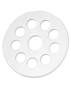 Desiccator Plate with Holes, Unglazed Porcelain, 25cm (9.8") Diameter - Eisco Labs
