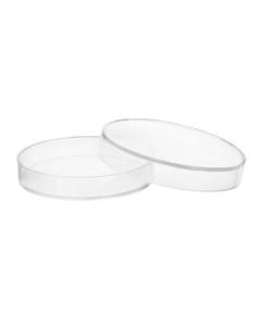 Plastic Petri Dish with Lid - 5" Diameter, 0.75" Depth - Molded in Polypropylene - Reusable - Translucent - Eisco Labs