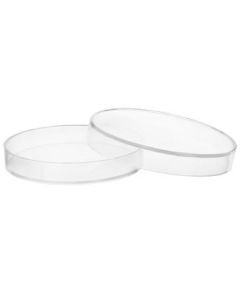 Plastic Petri Dish with Lid - 6" Diameter, 0.75" Depth - Molded in Polypropylene - Reusable - Translucent - Eisco Labs