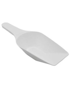 Scoop, 250ml (8.5oz) - Polypropylene Plastic - Flat Bottom - Excellent for Measuring & Weighing - Autoclavable - Eisco Labs