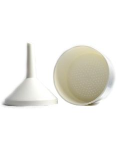Buchner Funnel, 9cm - Polypropylene, 2 Parts - Stem Length, 6.5cm - Lightweight, Autoclavable - Eisco Labs