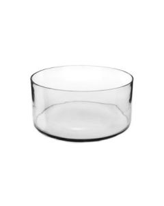 Pneumatic Trough, 7.8" Dia., 4" Tall - Soda Glass, Concave Base - Eisco Labs