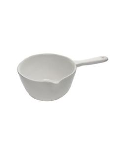 Caserole Crucible, 200ml - With Pouring Spout & Porcelain Handle - Eisco Labs