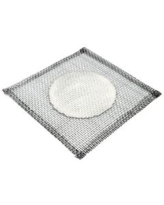 10PK Iron Wire Gauze Squares, 5x5" - 3" Ceramic Center - 100% Free of Harmful Chemicals, Asbestos Free - Eisco Labs