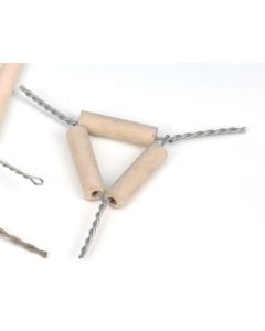 Clay Pipe Triangle, 5cm - Hold Objects in High Heat - Eisco Labs