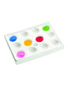 Spot Plate, 12 Wells - Porcelain - Eisco Labs