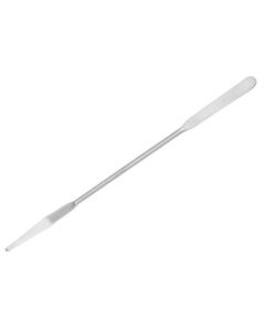 Semi-Micro Spatula, 7.9" - Stainless Steel, Polished - Dual Blade, Rounded End & Tapered End - Eisco Labs