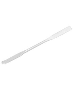 Chattaway Spatula, 5.9" - Stainless Steel, Polished - Dual Ended, Flat End & Bent End - Eisco Labs