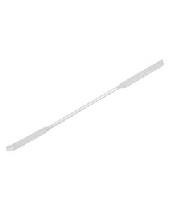 Chattaway Spatula, 7.9" - Stainless Steel, Polished - Dual Ended, Flat End & Bent End - Eisco Labs