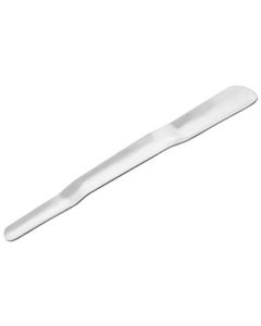 Trowel Spatula, 6.9" - Stainless Steel, Polished - Dual End, Tapered Trowel Shaped Scoops - Eisco Labs