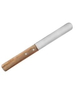 Palette Knife Spatula, 8" - Wooden Handle - Flexible Blade with Parallel Sides - Eisco Labs